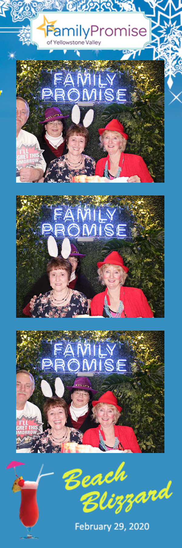 Beach Blizzard Party for a Promise- A Toast To 15 Years! | View more photos from the event at gallery.photoboothbillings.com/u/PhotoBoothBillings/Beach-Blizzard-Party-for-a-Promise-A-Toast-To-15-Years